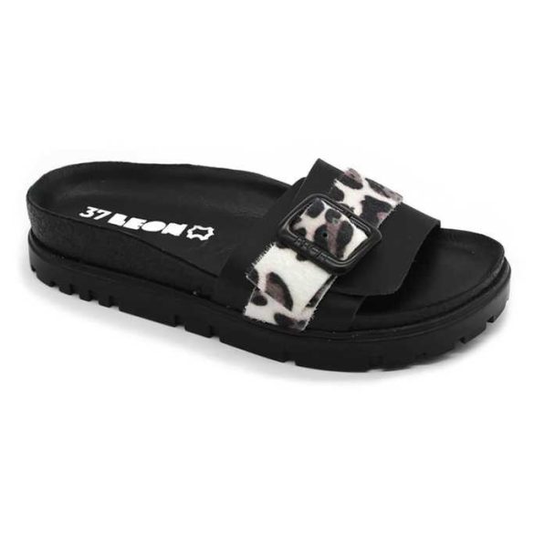Leon Comfort női papucs - 6022 fekete