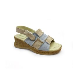 Kiárusítás gyerek szandál - 6412 beige-blue