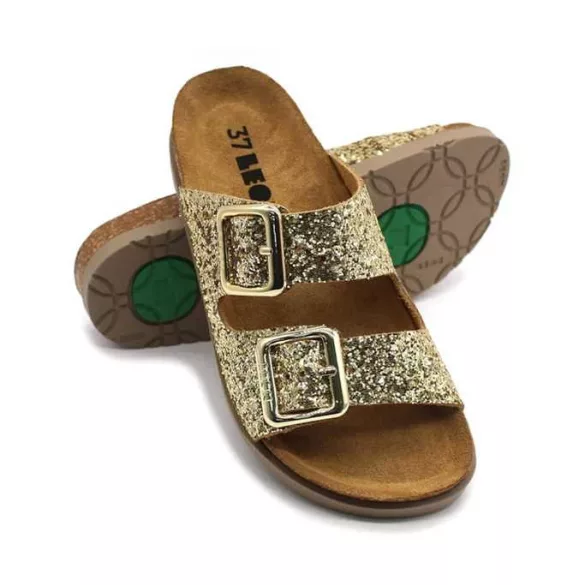 Leon Comfort női papucs - 7011 arany