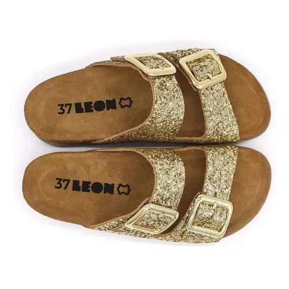 Leon Comfort női papucs - 7011 arany