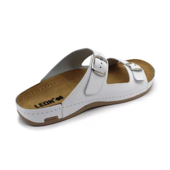 Leon Comfort férfi papucs - 702 Feher