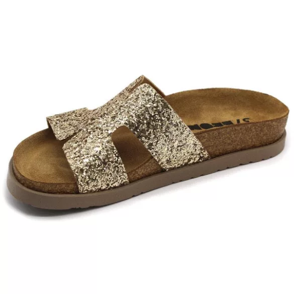 Leon Comfort női papucs - 7030 arany