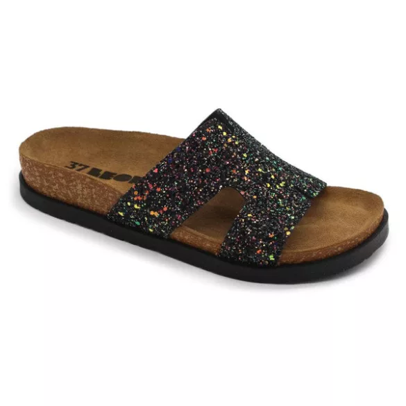 Leon Comfort női papucs - 7030 fekete