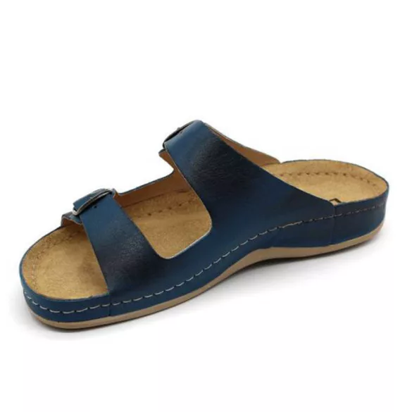 Leon Comfort férfi papucs - 703 Dark Blue