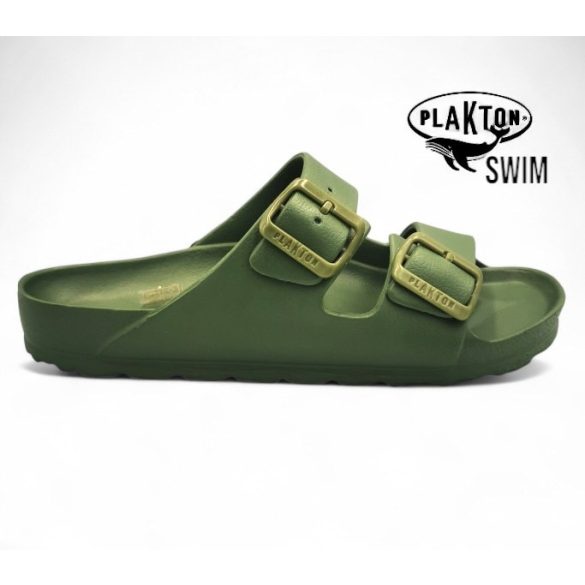 Plakton női papucs - 760010-Kaki