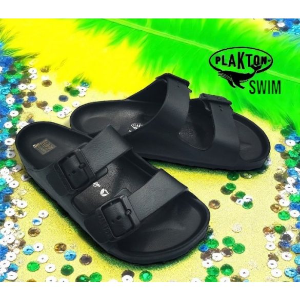 Plakton női papucs - 760010-Negro