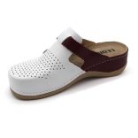 Leon Comfort női papucs - 901 Feher-Piros