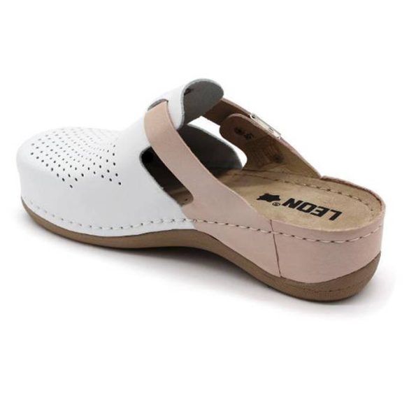 Leon Comfort női papucs - 901 Feher-Puder