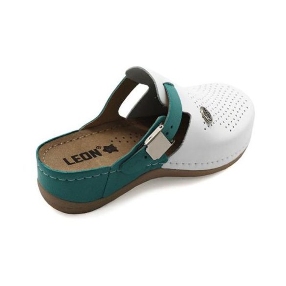 Leon Comfort női papucs - 901 Feher-Turkiz
