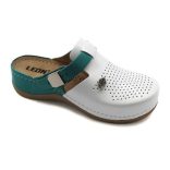 Leon Comfort női papucs - 901 Feher-Turkiz
