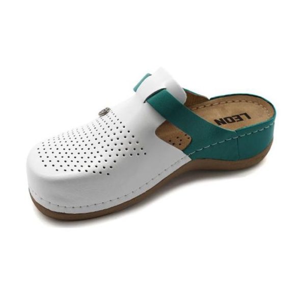 Leon Comfort női papucs - 901 Feher-Turkiz