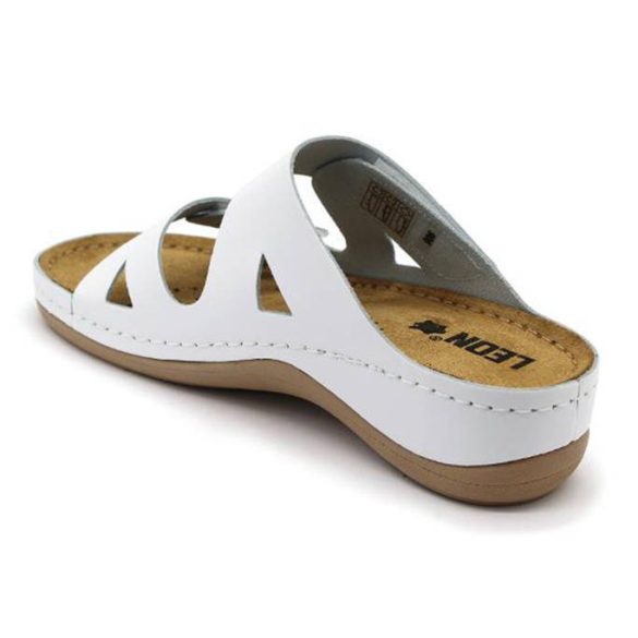 Leon Comfort női papucs - 906 Feher