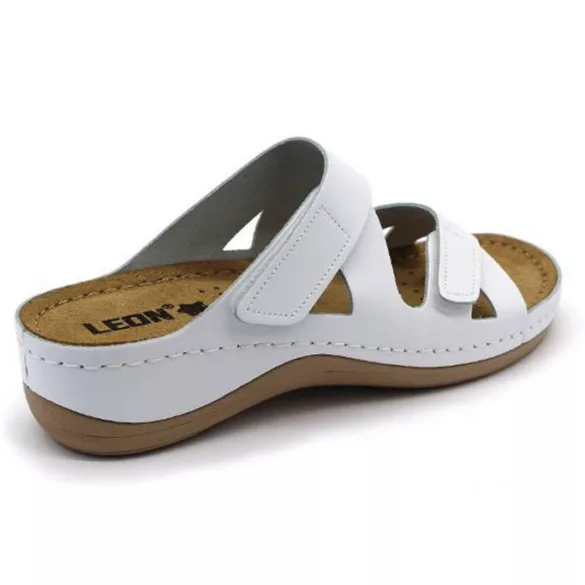 Leon Comfort női papucs - 906 Feher