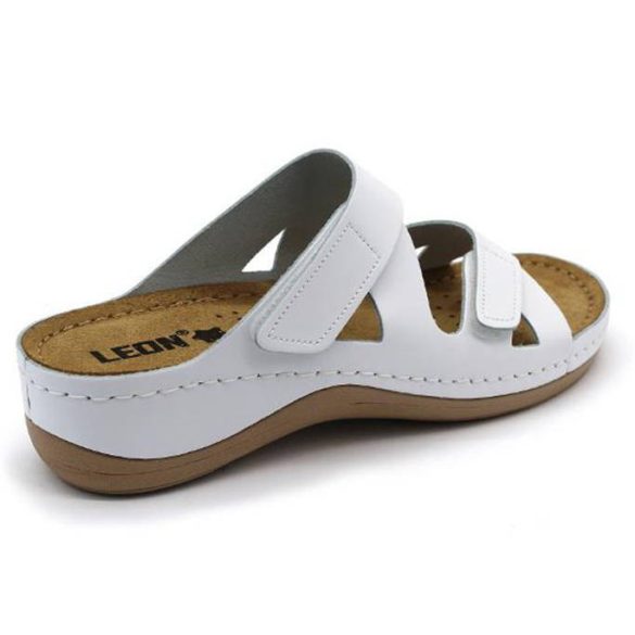 Leon Comfort női papucs - 906 Feher