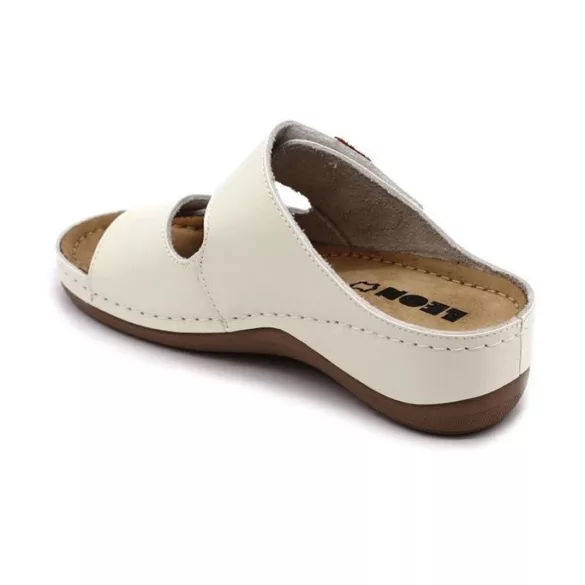 Leon Comfort női papucs - 931 Feher-lakk