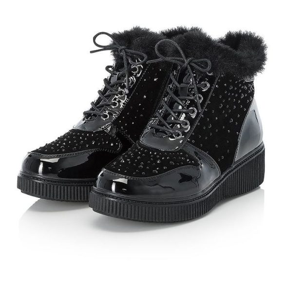 Rieker női bokacsizma - 93312-00