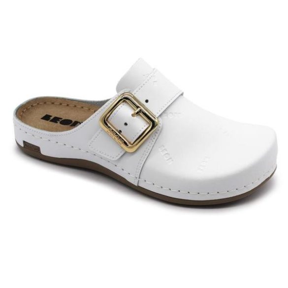 Leon Comfort női papucs - 971 feher-bakkar