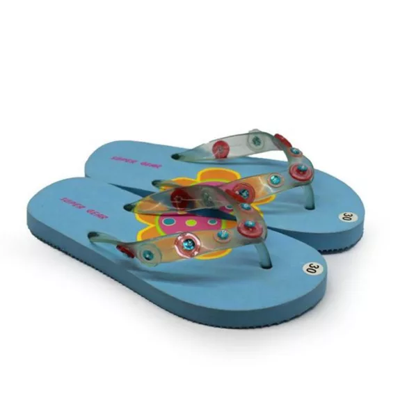 Kiárusítás gyerek papucs - A1194-blue