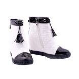 Graf n Berg női bokacsizma - A306-H09 White