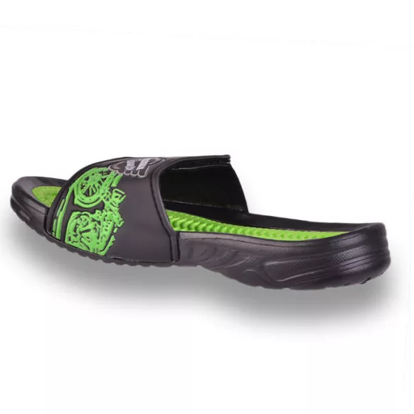 Kiárusítás gyerek papucs - A8786 black-green