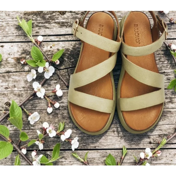 Inuovo női szandál - A96001 Green