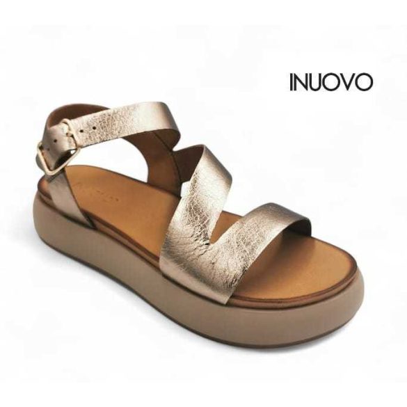 Inuovo női szandál - A96001 Metal-ash