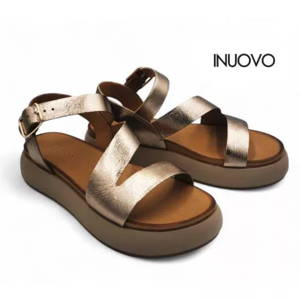 Inuovo női szandál - A96001 Metal-ash