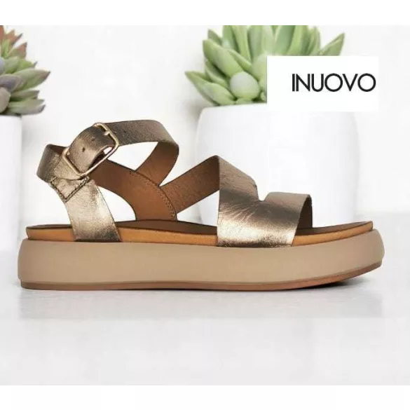 Inuovo női szandál - A96001 Metal-ash
