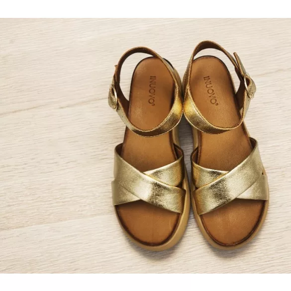Inuovo női szandál - A96004 Gold