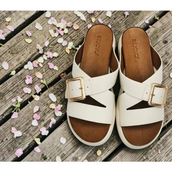 Inuovo női papucs - A96065 Crema