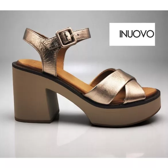 Inuovo női szandál - A97001 Metal-ash