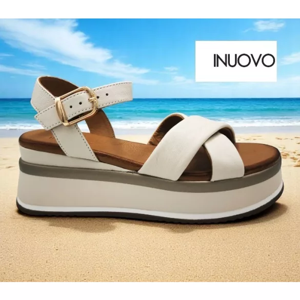 Inuovo női szandál - A98018 Crema