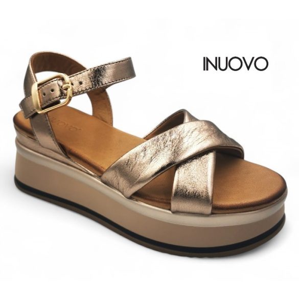 Inuovo női szandál - A98018 Metal-ash
