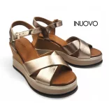 Inuovo női szandál - B37003 Metal-ash