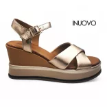 Inuovo női szandál - B37003 Metal-ash