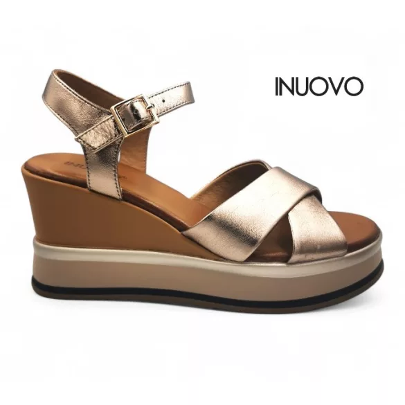 Inuovo női szandál - B37003 Metal-ash