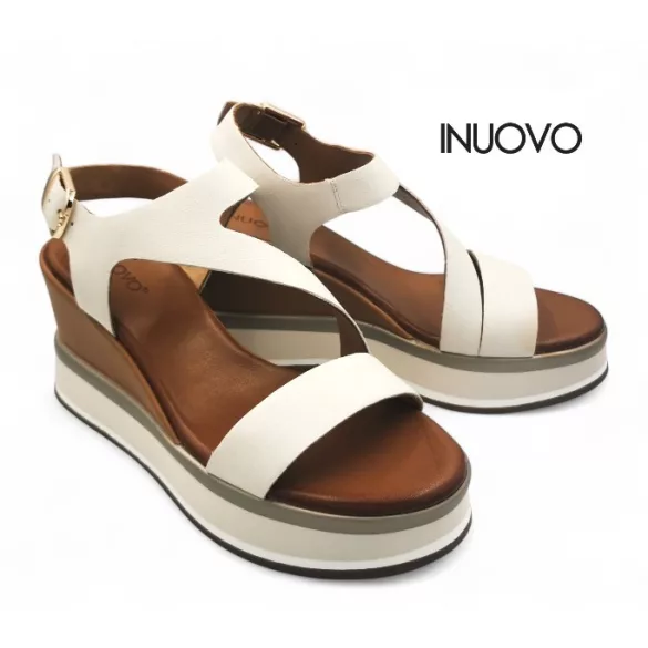Inuovo női szandál - B37005 Crema