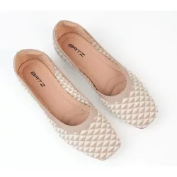 Batz női cipő - Balerina Beige