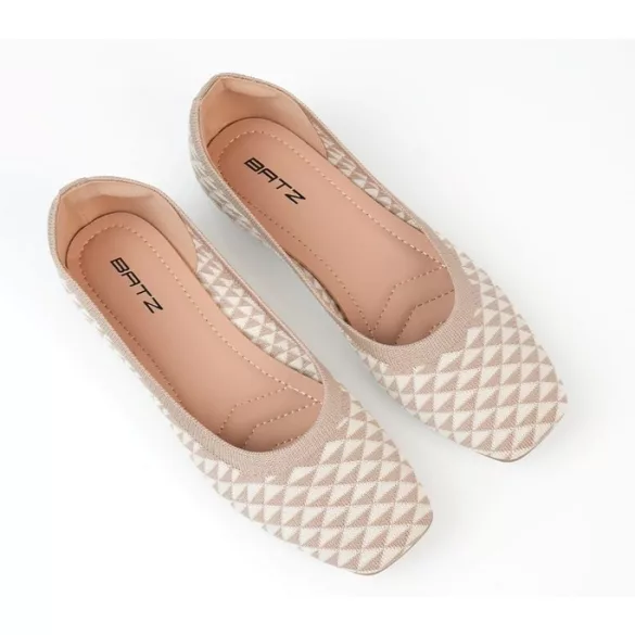 Batz női cipő - Balerina Beige