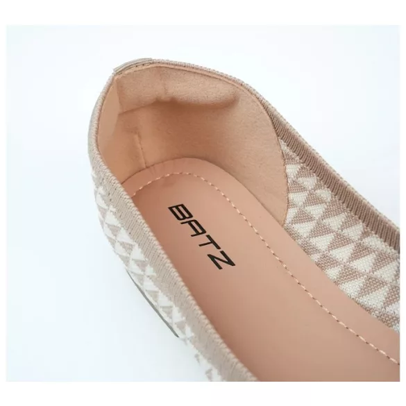 Batz női cipő - Balerina Beige