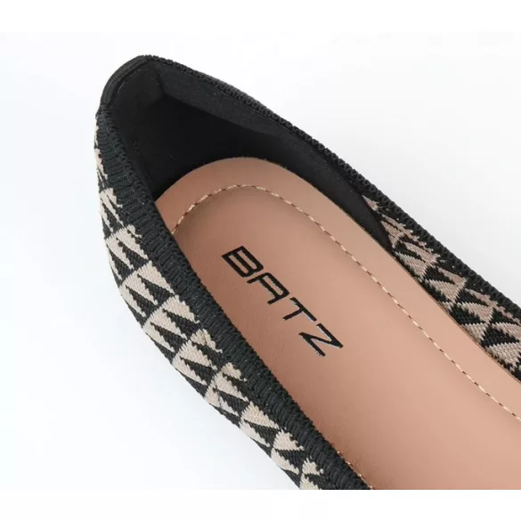 Batz női cipő - Balerina Black