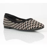 Batz női cipő - Balerina Black