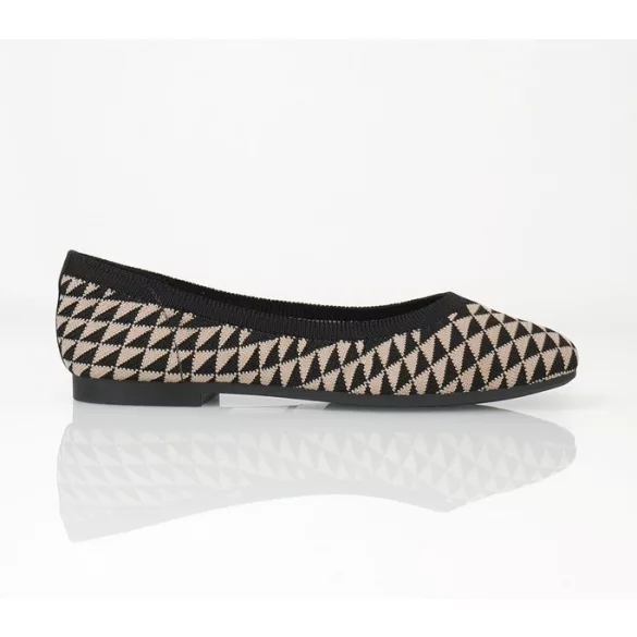 Batz női cipő - Balerina Black