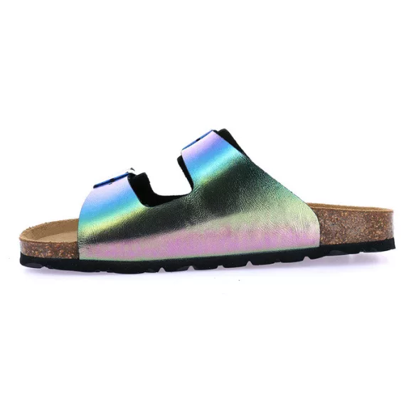 Grunland női papucs - CB2425-NERO-METAL
