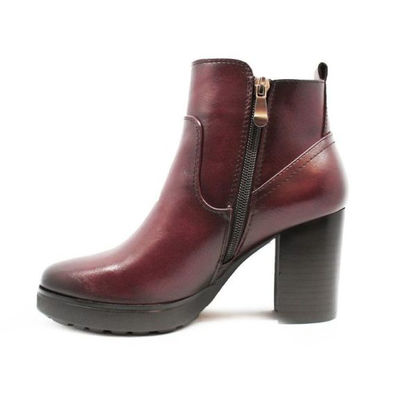Fashion Shoes női bokacsizma - FS-YCC21 Burgundy