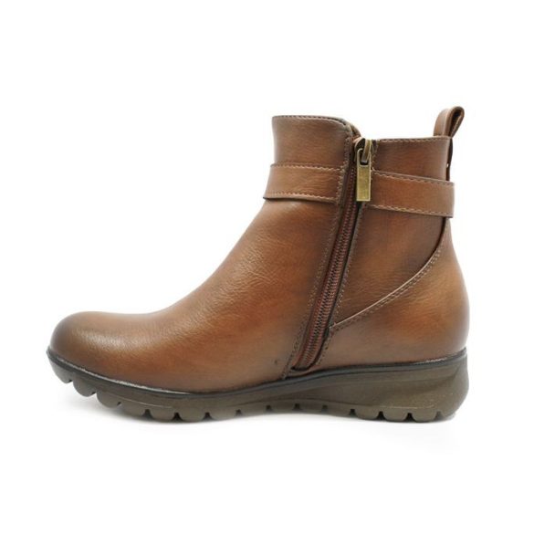 Fashion Shoes női bokacsizma - FS-YCC60 Camel