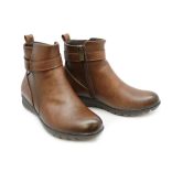 Fashion Shoes női bokacsizma - FS-YCC60 Camel