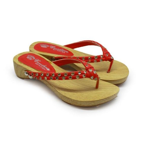 Kiárusítás gyerek papucs - LI7641B-red