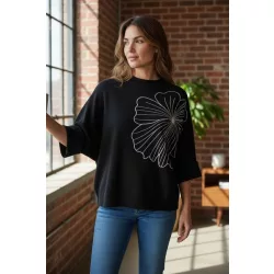 Key Fashion női pulóver - M25781P-fek