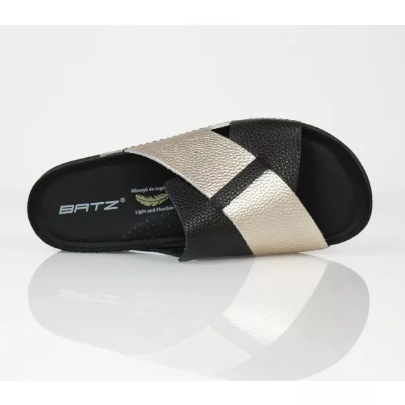 Batz női papucs - Marina Black Gold